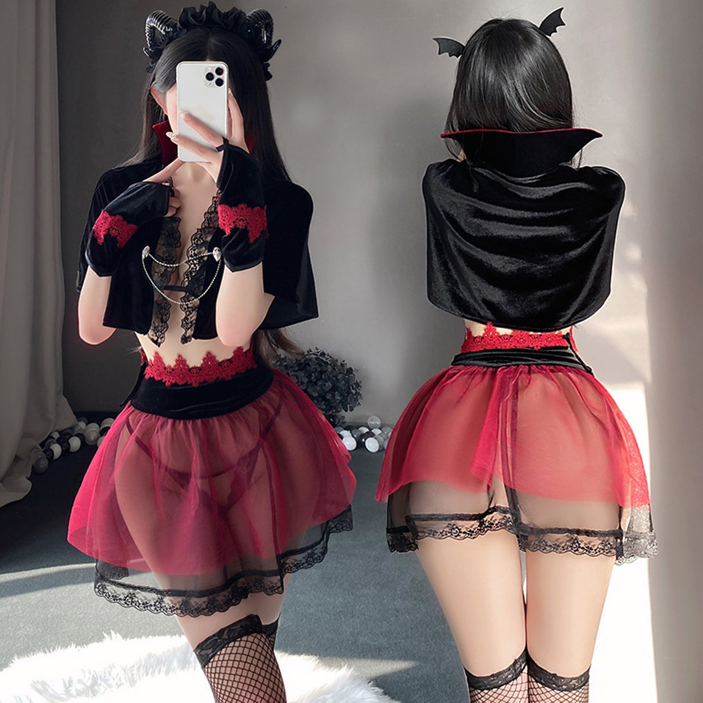 Amorino Irresistible Devil Anime Costume