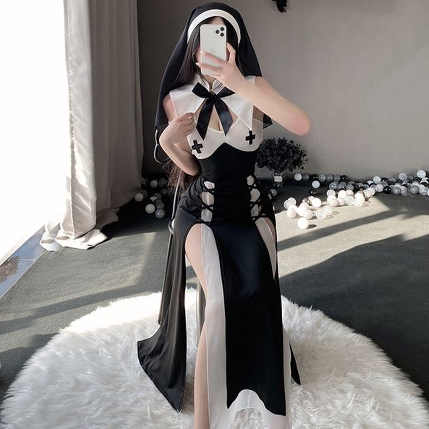 Irresistible Nun Cosplay Lingerie Set