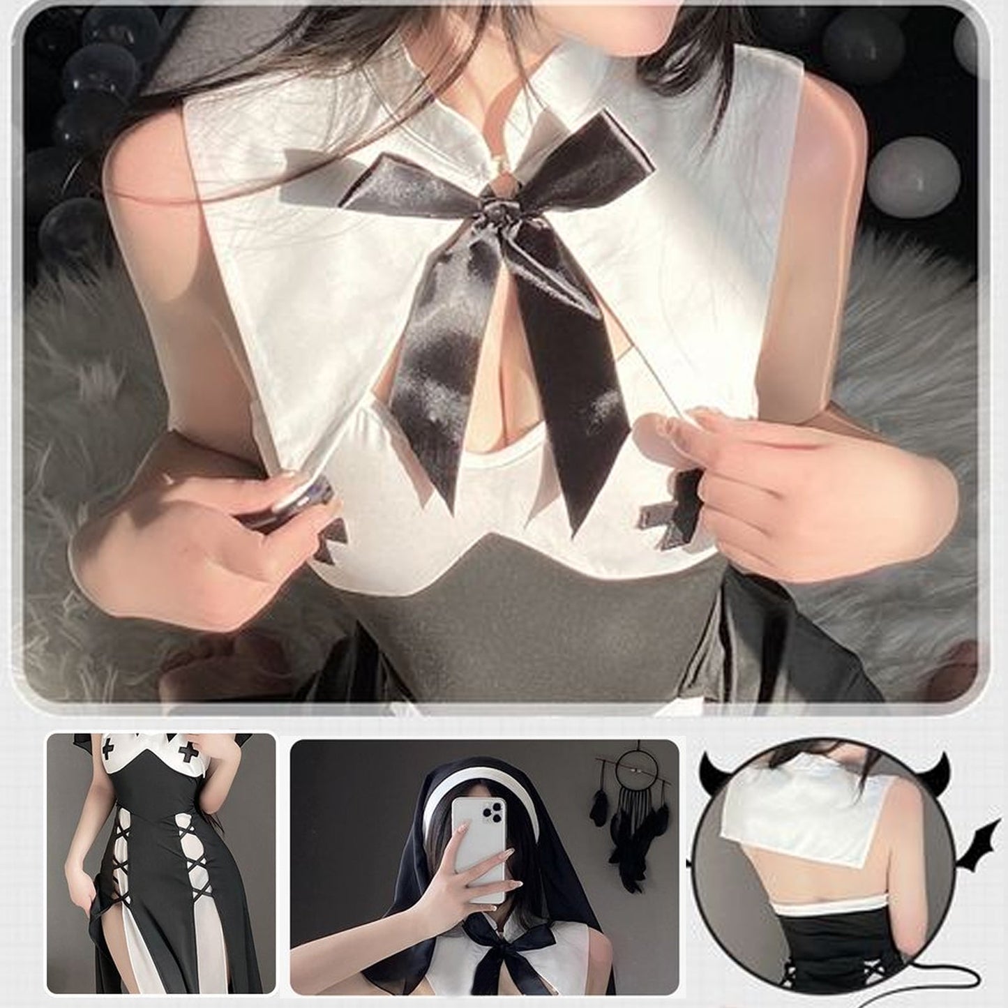 Irresistible Nun Cosplay Lingerie Set
