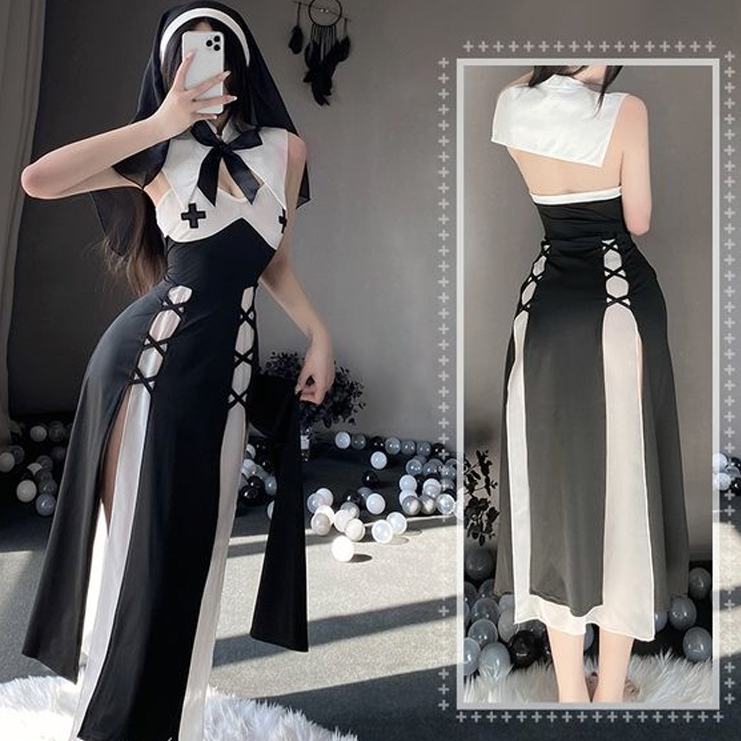 Irresistible Nun Cosplay Lingerie Set