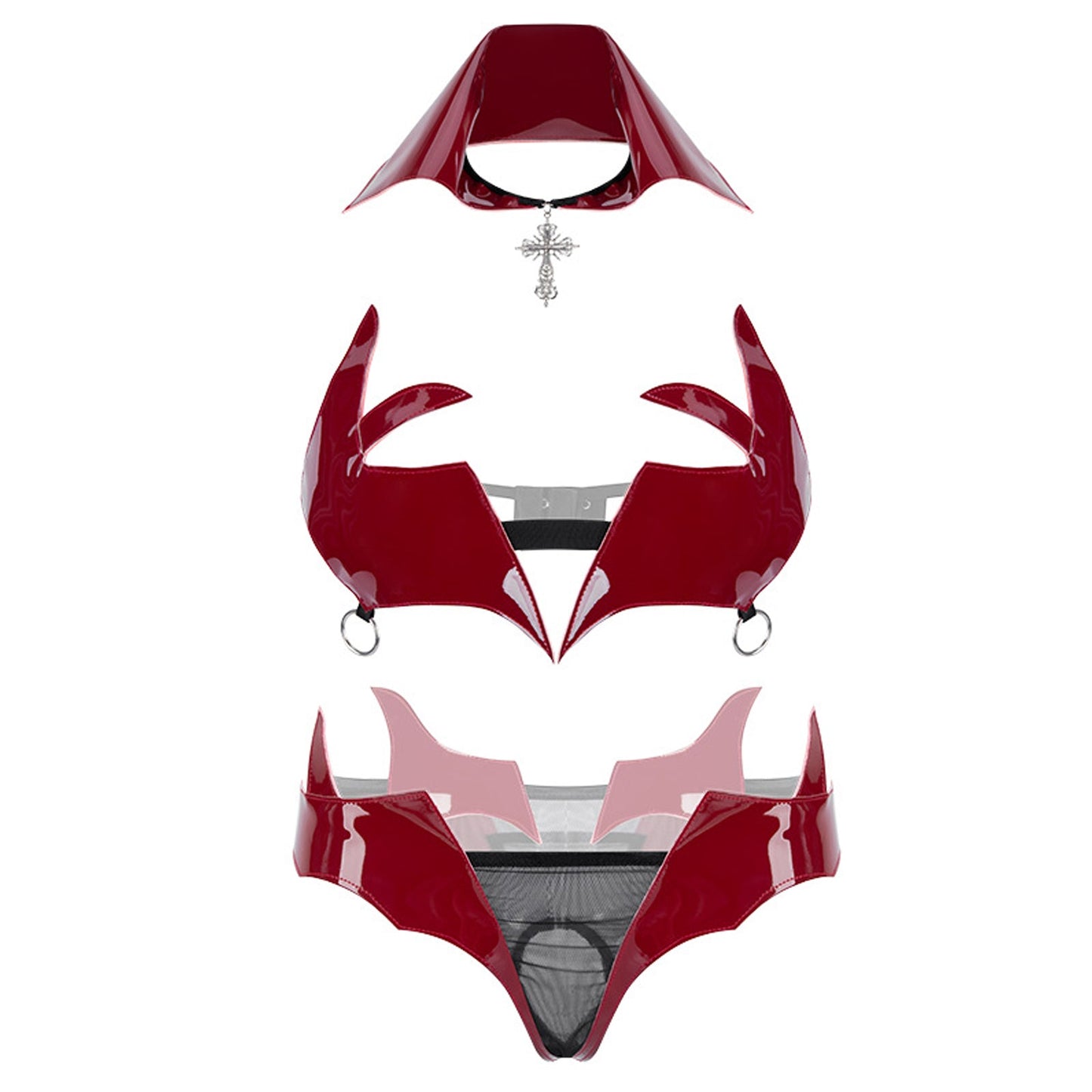 Red Demon Cosplay Lingerie