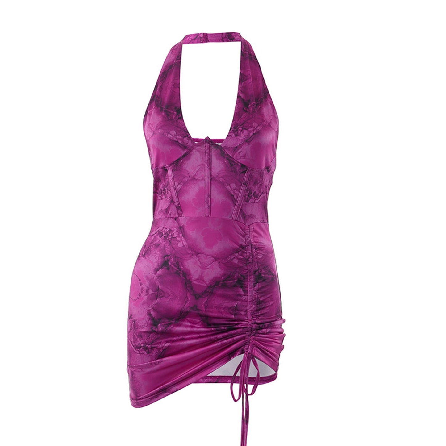 Amorino Halter Mini Corset Dress